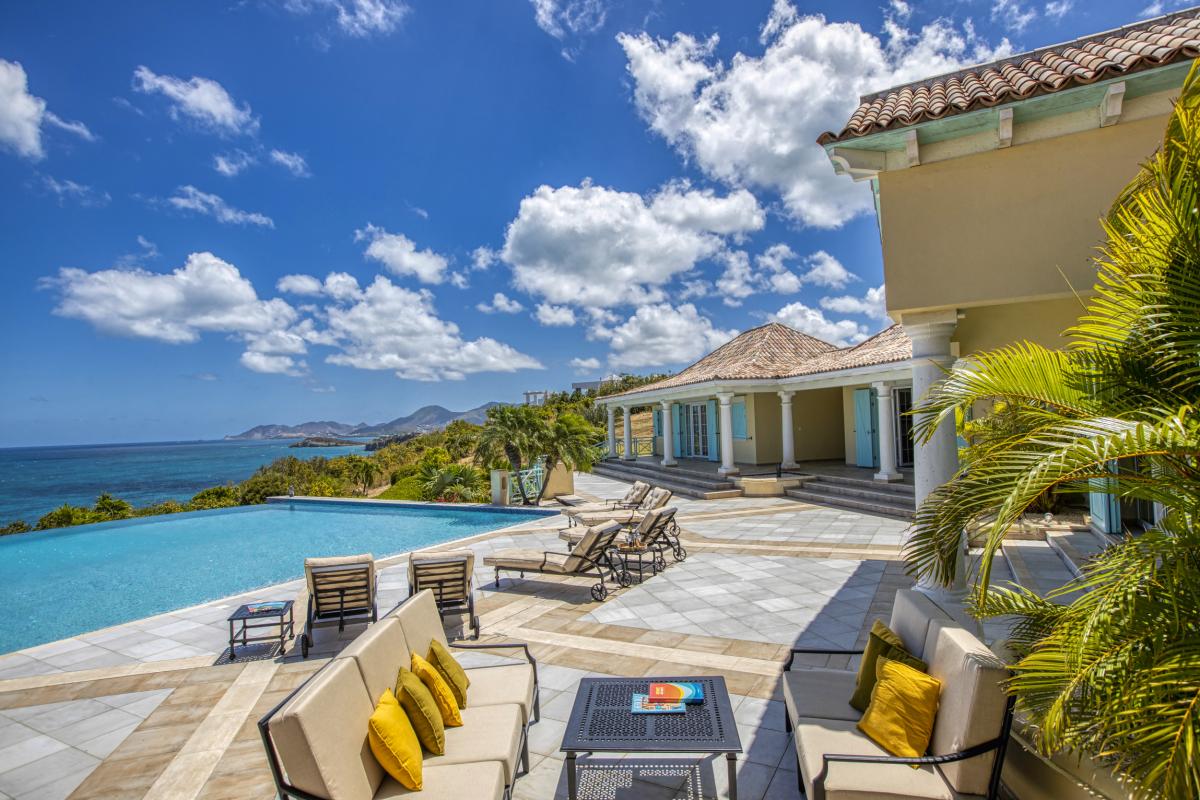 A louer villa 4 chambre Terres Basses Saint Martin_ Piscine - 3